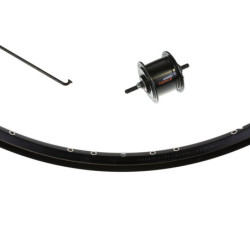 Koło dynamo w piaście Gazelle Orange 2x18 28"