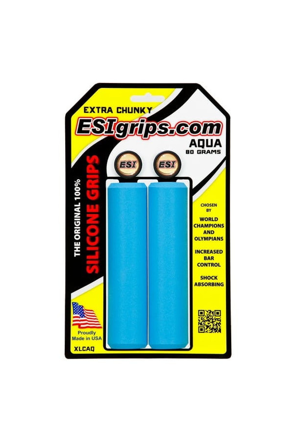 Chwyty Esi Grips Extra Chunky aqua + korki