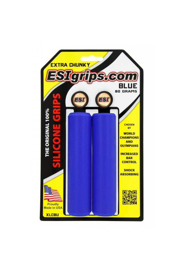 Chwyty Esi Grips Extra Chunky niebieskie + korki