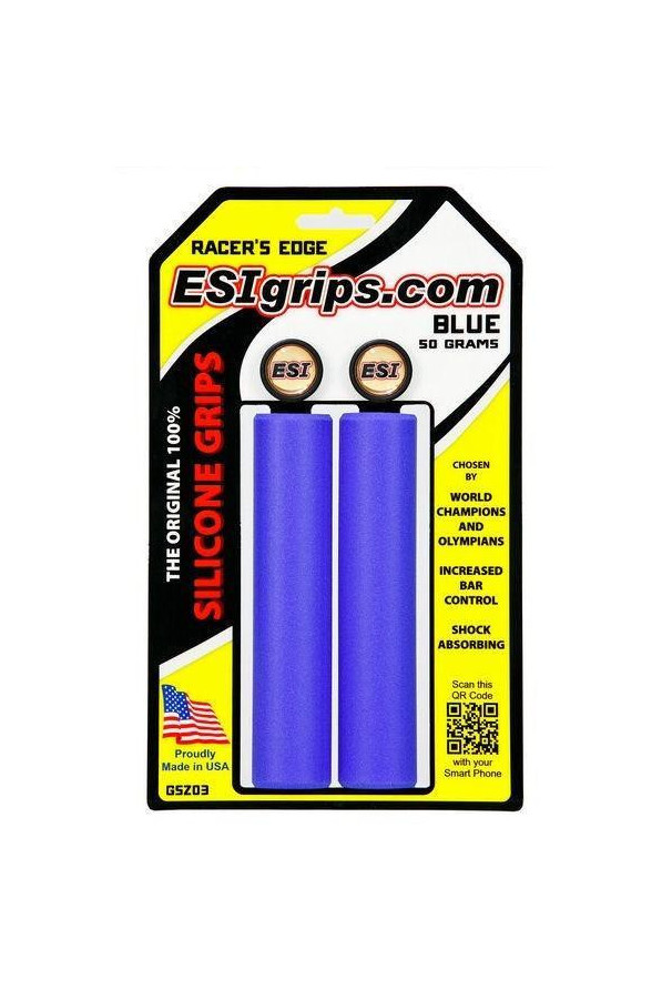 Chwyty Esi Grips Racer's Edge niebieskie + korki