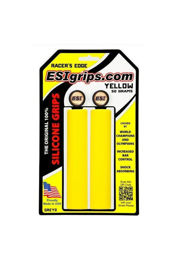 Chwyty Esi Grips Racer's Edge żółte + korki