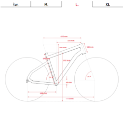 Rower Ghost Square Cross Essential AL 28" L