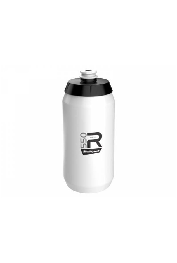 Bidon rowerowy Polisport 550 ml biały
