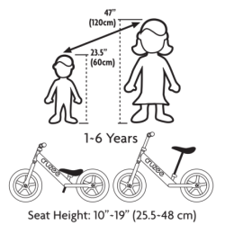 Rowerek biegowy Cruzee 12" różowy