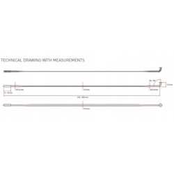 Szprycha DT Swiss Aerolite 2.0-2,3x0.9 254 mm