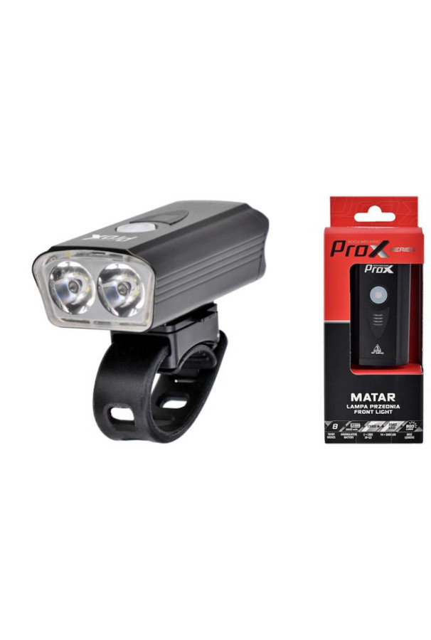Lampa Przód Prox Matar 900Lm 2800mAh USB-C