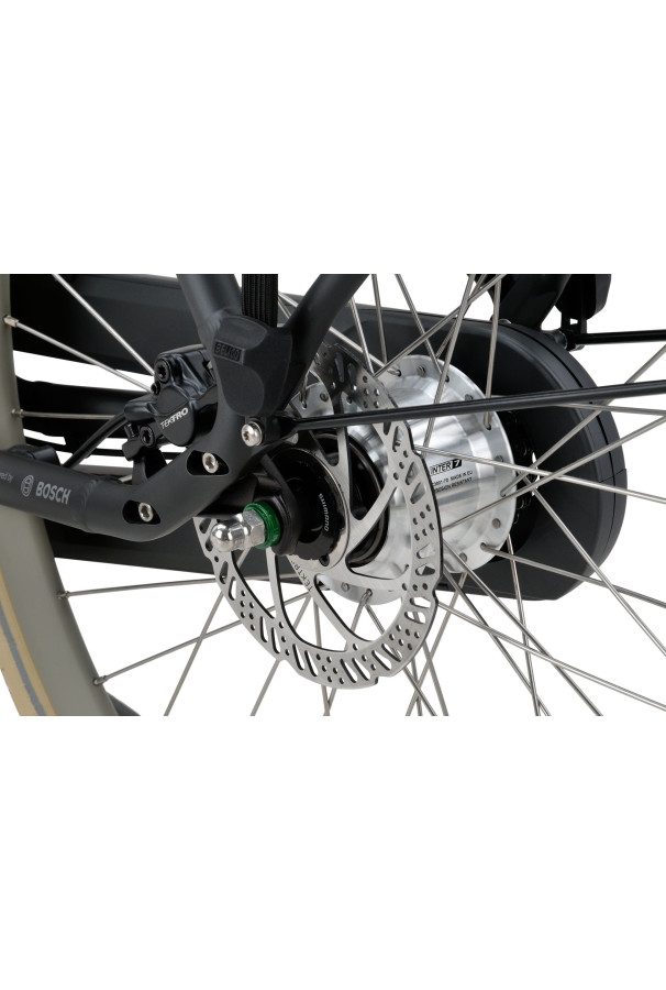 Rower Batavus Quip Extra Cargo Bosch Black Mat 55