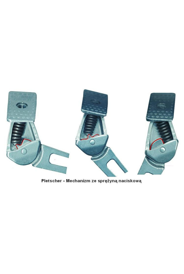 Nóżka rowerowa Pletscher Zoom czarna