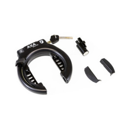 Blokada koła AXA XXL + zamek baterii w ramie Shimano