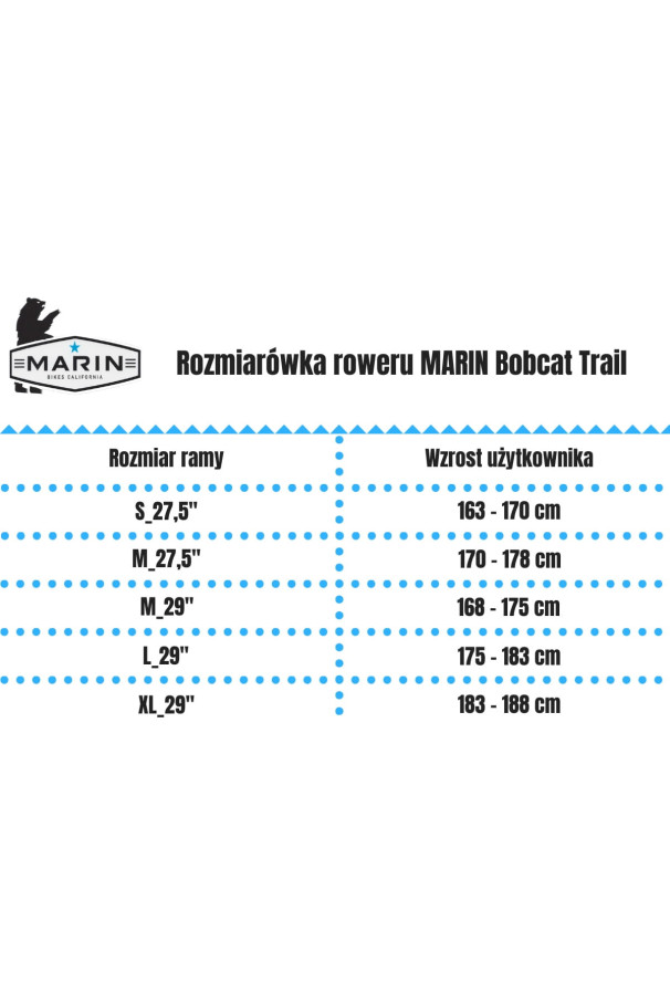 Rower MTB Marin Bobcat Trail 5 czarny 29" M