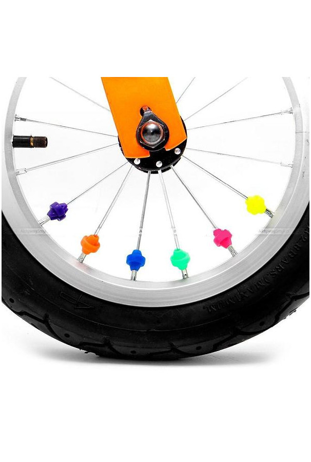 Kolorowe kulki/koraliki na szprychy