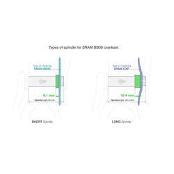 Zębatka Garbaruk okrągła 34T R GXP/DUB Boost czarna