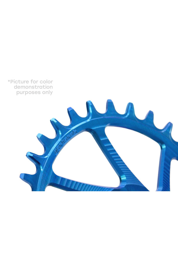 Zębatka Garbaruk Shimano M7100/M8100 Owalna 32T niebieska