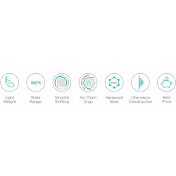 Kaseta Garbaruk 12-speed Sram XD Freehub 10-52T Niebieski