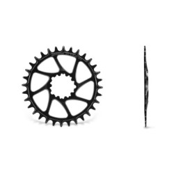 Zębatka Garbaruk GXP/DUB MTB Okrągła 32T Offset 7mm Czarny