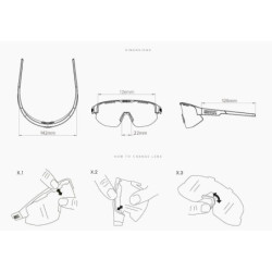 Okulary Bliz Active Matrix Silver Metallic