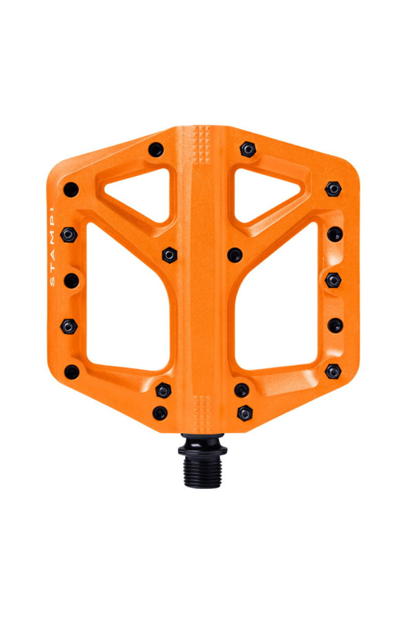 Pedały Crank Brothers Pedal Stamp 1 pomarańczowe L