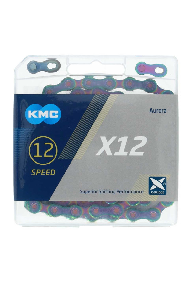 Łańcuch KMC Aurora Oilslick 12s 126 ogniw 11/128