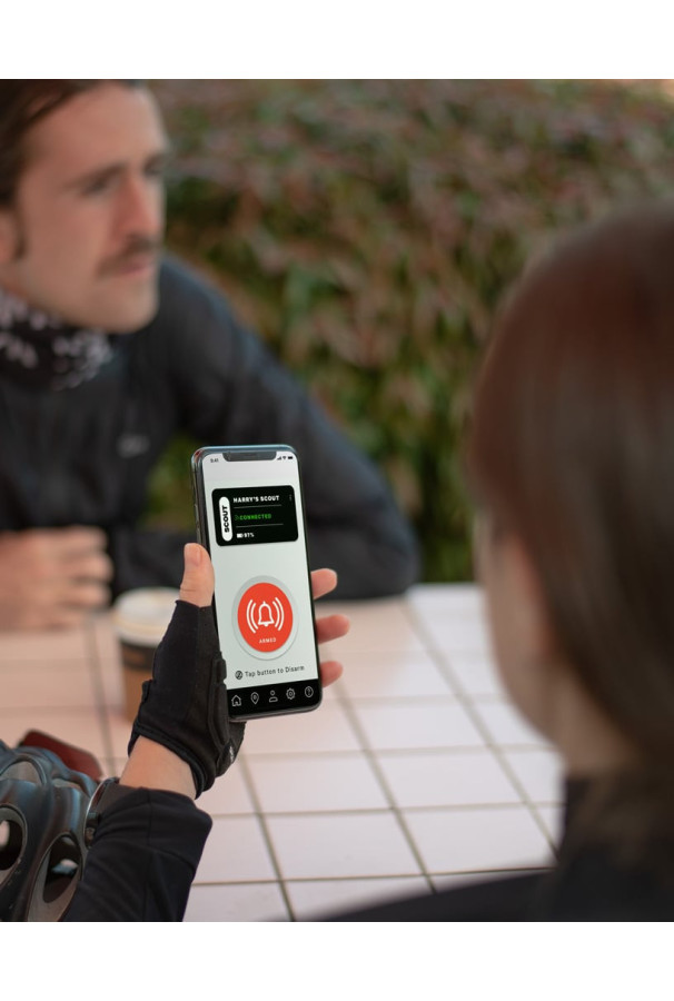 Lokalizator GPS Knog Scout alarm rowerowy iOS