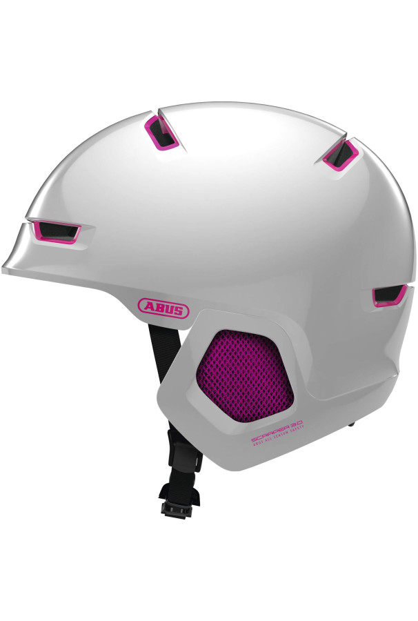 Kask Rowerowy/zimowy Abus Scraper 3.0 M 54-58 cm biały