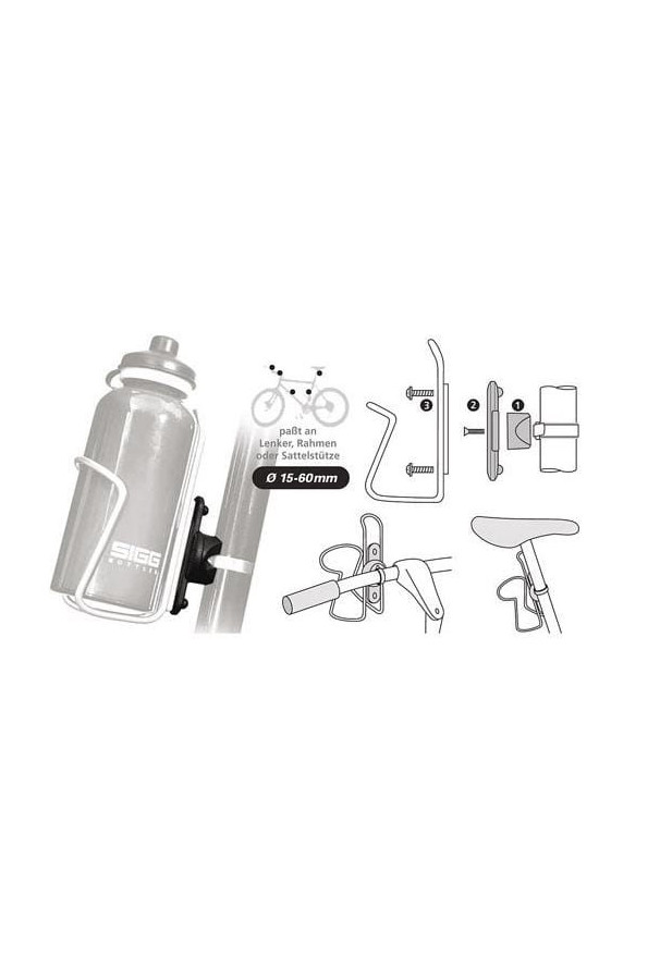 Uchwyt na koszyk bidon Bottlefix 15-45 mm