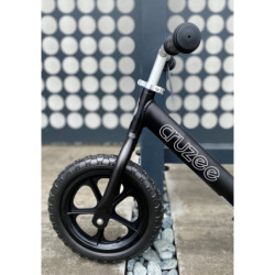 Rowerek biegowy Cruzee 12" czarny (czarne kółka)