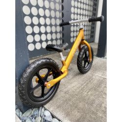 Rowerek biegowy Cruzee 12" złoty (czarne kółka)