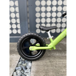 Rowerek biegowy Cruzee 12" zielony (czarne kółka)
