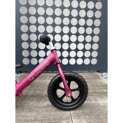 Rowerek biegowy Cruzee 12" różowy (czarne kółka)