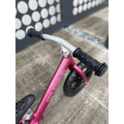 Rowerek biegowy Cruzee 12" różowy (czarne kółka)