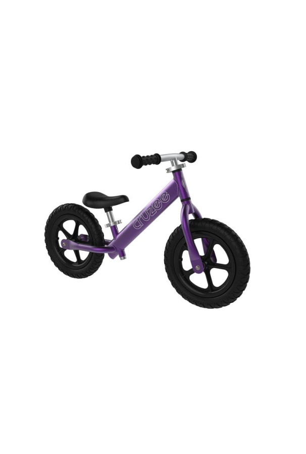 Rowerek biegowy Cruzee 12" fioletowy (czarne kółka)
