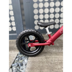 Rowerek biegowy Cruzee 12 " czerwony (czarne kółka)