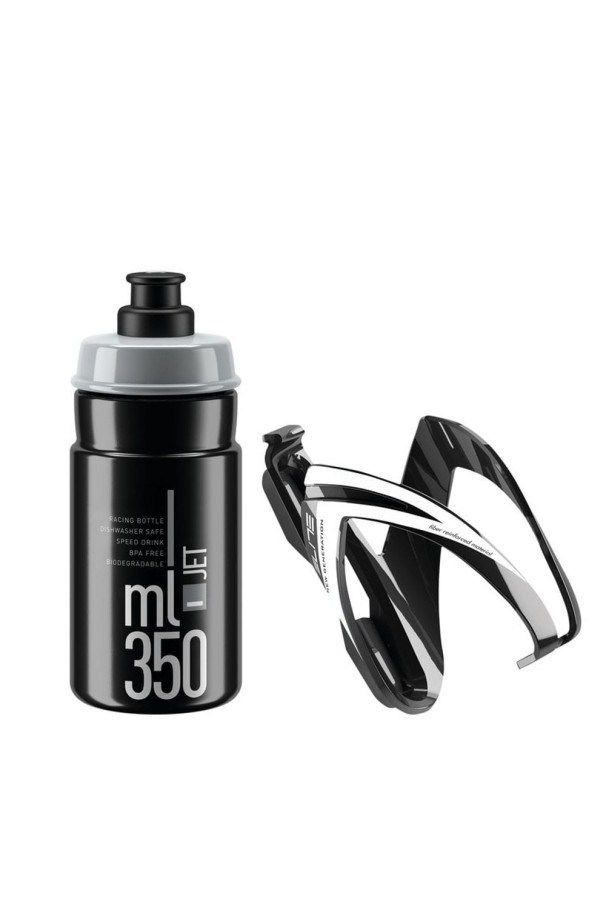Zestaw bidon + uchwyt Elite Ceo Jet 350 ml