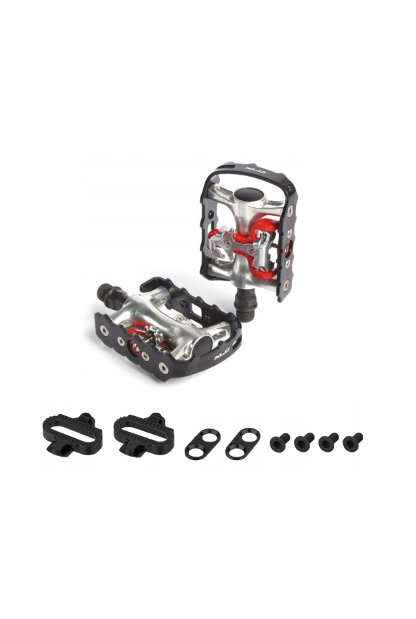 Pedały rowerowe SPD Platformowe XLC PD S01 + BLOKI