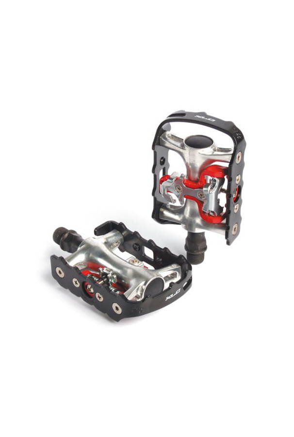 Pedały rowerowe SPD Platformowe XLC PD S01 + BLOKI