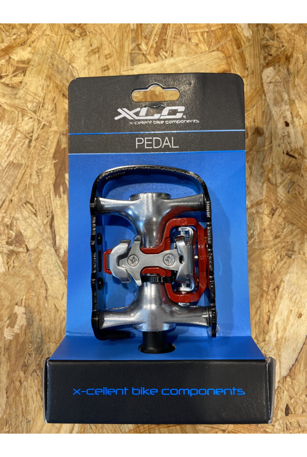 Pedały rowerowe SPD Platformowe XLC PD S01 + BLOKI