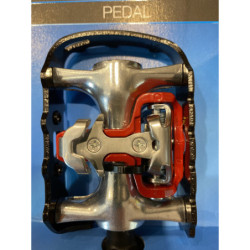 Pedały rowerowe SPD Platformowe XLC PD S01 + BLOKI