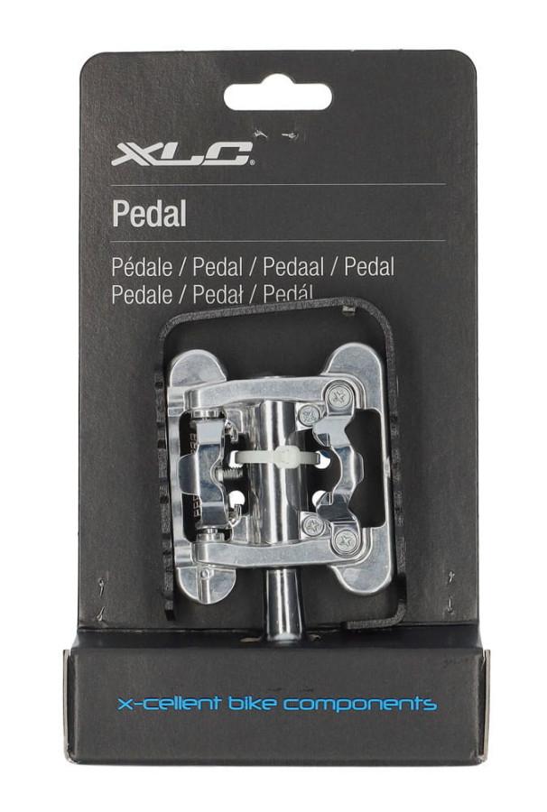Pedały XLC PD-S02 MTB/Trekking Jednostronne+Bloki