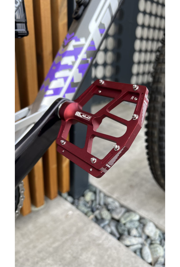 Pedały platformowe XLC PD-M14 czarne piny  MTB/ATB