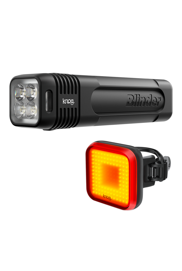 ZESTAW LAMPKA KNOG BLINDER 600LM + SQUARE 100LM