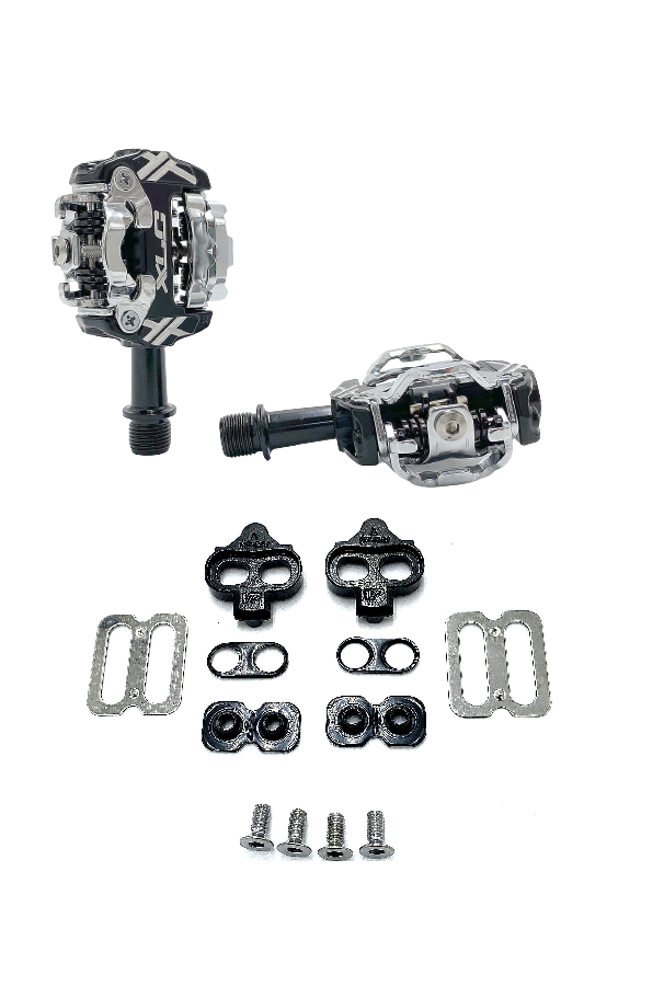Pedały rowerowe MTB SPD XLC PD-S17 + BLOKI CZARNE