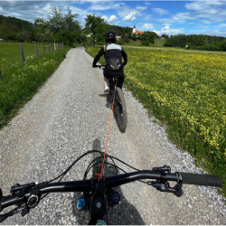 Hol rowerowy Kommit linka holownicza MTB SZOSA