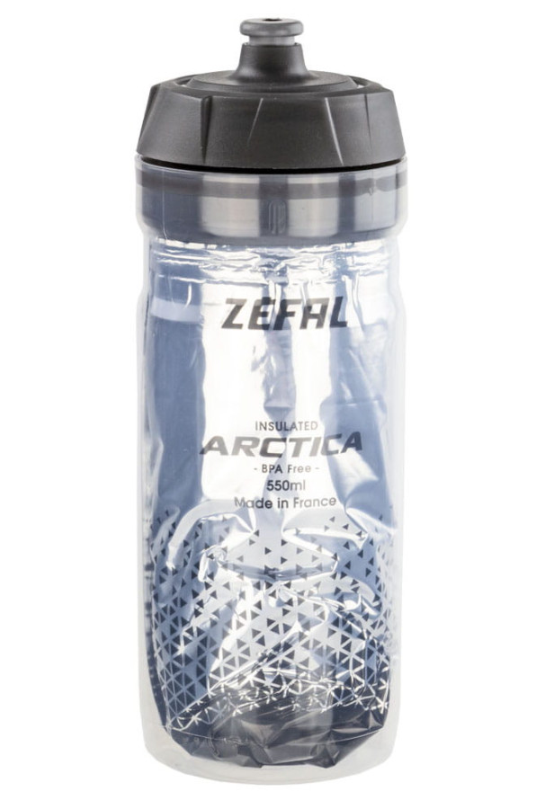 BIDON ZEFAL ARCTICA 550ML SREBRNO-CZARNY