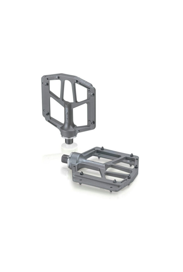 Pedały platformowe XLC PD-M14 szare PINY MTB ATB