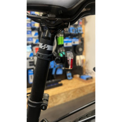 Lampka tylna na bagażnik XLC CL-R18 LED 50/80 mm E-Bike ready, dynamo
