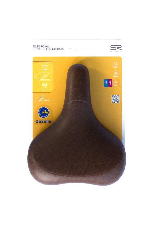 Siodełko Selle Royal Herz montowane w Gazelle