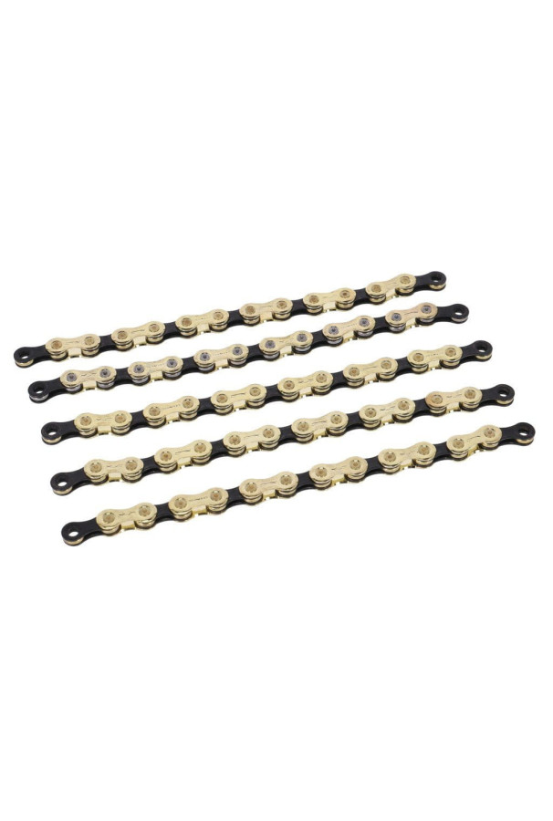 Łańcuch XLC 10rz złoto czarny 114 ogniw 1/2 x 11/128