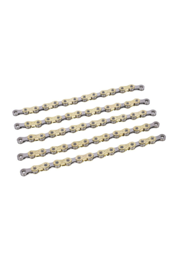 Łańcuch XLC 10rz złoto srebrny 114 ogniw 1/2 x 11/128