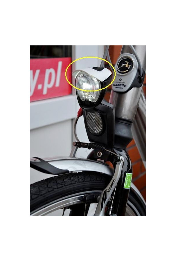 Nakładka do lampy przedniej Fender Vision biała