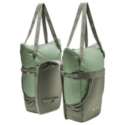 Podwójna sakwa rowerowa Vaude TwinShopper Green